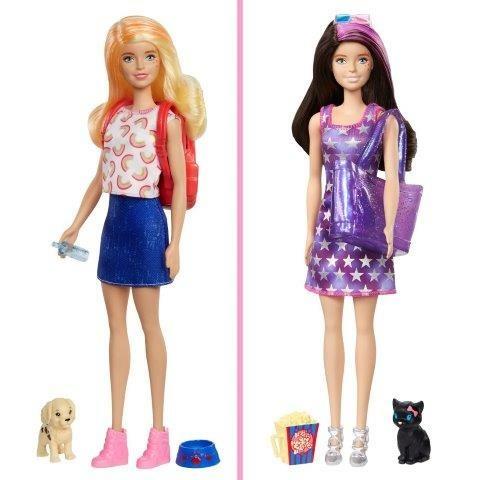 Barbie- Ultimate Color Reveal Bambola con 25 Sorprese, 2 Cuccioli