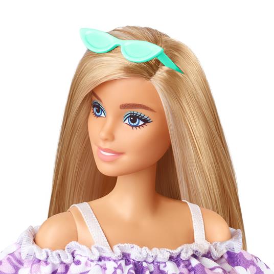 Barbie Loves The Ocean Purple Floral Dress With Ruffle - 4