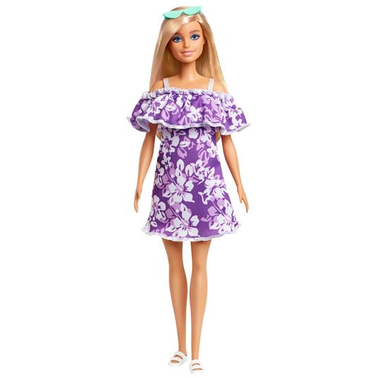 Barbie Loves The Ocean Purple Floral Dress With Ruffle - 5