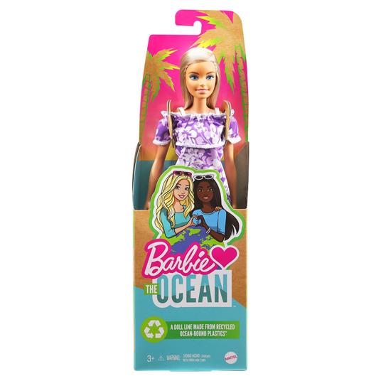 Barbie Loves The Ocean Purple Floral Dress With Ruffle - 6