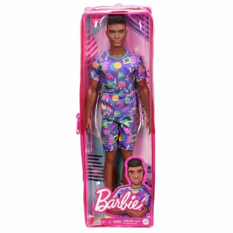 Barbie Fashionistas Bambola Ken Afroamericano con Vestiti alla Moda,  Giocattolo per Bambini 3+Anni, GRB87 - Barbie - Barbie Fab - Bambole Fashion  - Giocattoli | IBS