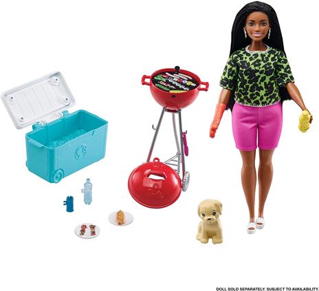 Barbie - Caffetteria Dolci Momenti, playset con teiera cambia colore, 1  gattino, mobili e 21+ accessori, giocattolo per bambini, 5+ anni, HKT94 :  : Giochi e giocattoli