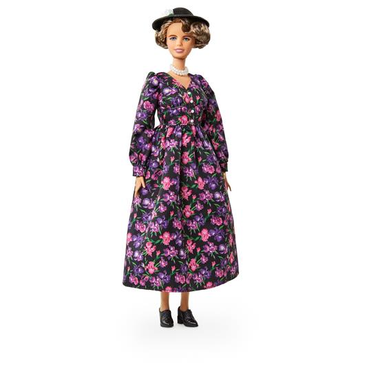 Barbie Bambola Ispirata a Eleanor Roosevelt, da Collezione con piedistallo e Certificato di Autenticità. Mattel (GTJ79) - 3
