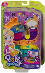 Polly Pocket Cofanetto Coccole Amici a 4 Zampe, con 2 Micro Bambole, Cagnolini e Accessori, Giocattolo per Bambini 4+Anni, GTN13