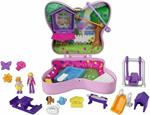 Polly Pocket - Cofanetto Giardino delle Farfalle a Tema Avventura con Micro Bambole Polly, Mamma e Accessori