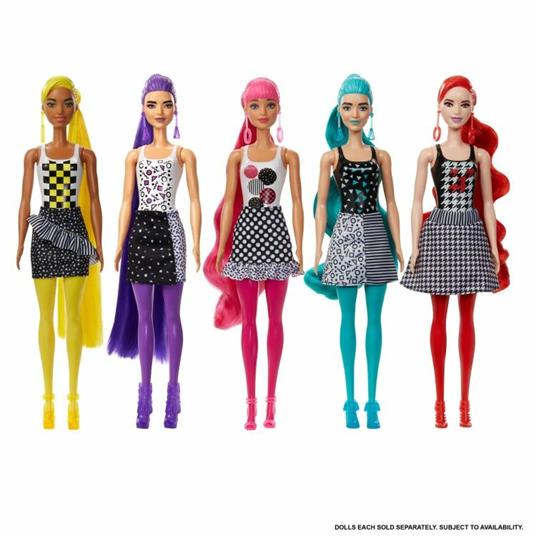 Barbie Color Reveal Color Block Series Ass. - Barbie - Barbie Fab - Bambole  Fashion - Giocattoli | IBS