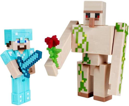 Minecraft - mini action figure testa mob, assortimento personaggi del  videogioco dal design pixelato con teste giganti, tutti da collezionare,  giocattolo per bambini, 6+ anni, hdv64 - Toys Center