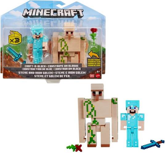 Minecraft - mini action figure testa mob, assortimento personaggi del  videogioco dal design pixelato con teste giganti, tutti da collezionare,  giocattolo per bambini, 6+ anni, hdv64 - Toys Center