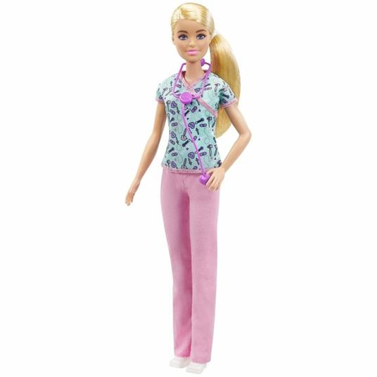 Barbie Movie - Barbie bambola bionda con costume da bagno rosa e