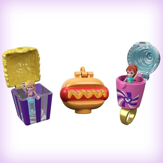 Polly Pocket Box Cinema, Scatola a Forma di Popcorn con Micro Bambole Polly e Lila e Oltre 15 Sorprese - 6