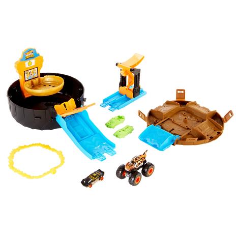 Hot Wheels- Monster Trucks Arena delle Acrobazie, con due veicoli e più di 90 cm di divertimento e acrobazie, 4+anni - 2