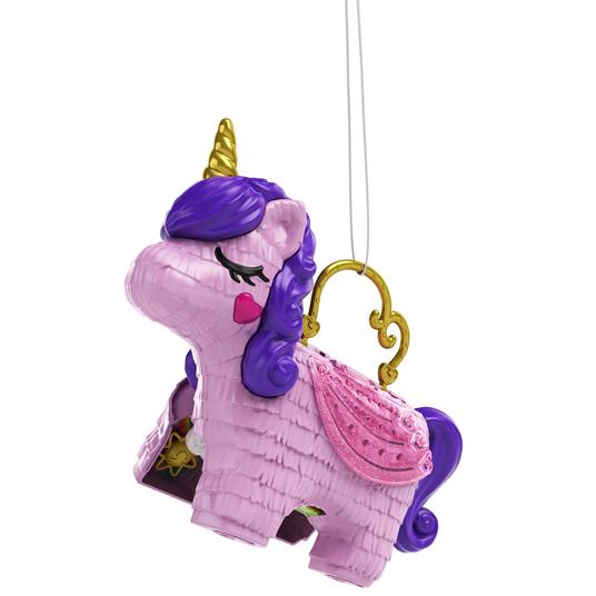 Polly Pocket- Unicorno Magiche Sorprese Playset Con Micro Bambole Polly E  Lila, Accessori Giocattolo Per Bambini 4+Anni, Multicolore, GVL88