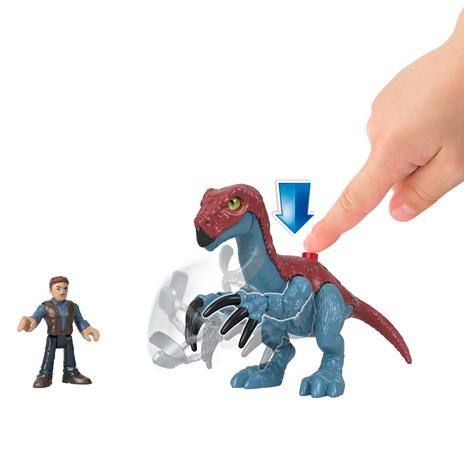 Imaginext Jurassic World Therizinosaurus con Owen - 2