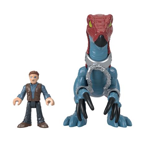 Imaginext Jurassic World Therizinosaurus con Owen - 5