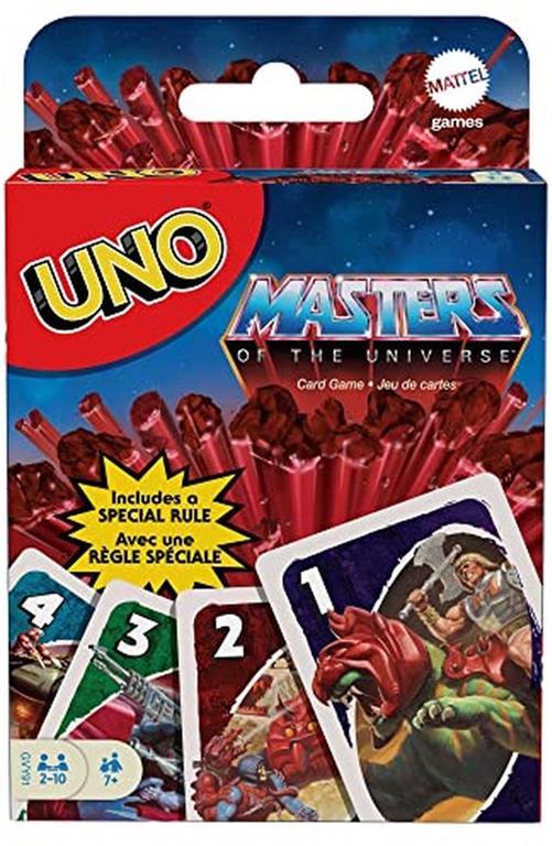 Mattel Games - UNO Masters of the Universe, 112 Carte Edizione Speciale con  Regola Esclusiva il Potere di Greyskull!, Gioco di Carte per Famiglie e  Bambini7+ Anni, GVY91 - Mattel Games - Scientifici - Giocattoli