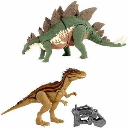 Jurassic World - Mega Distruttori, Assortimento Casuale di Dinosauri con articolazioni mobili e funzione di attacco avanzato