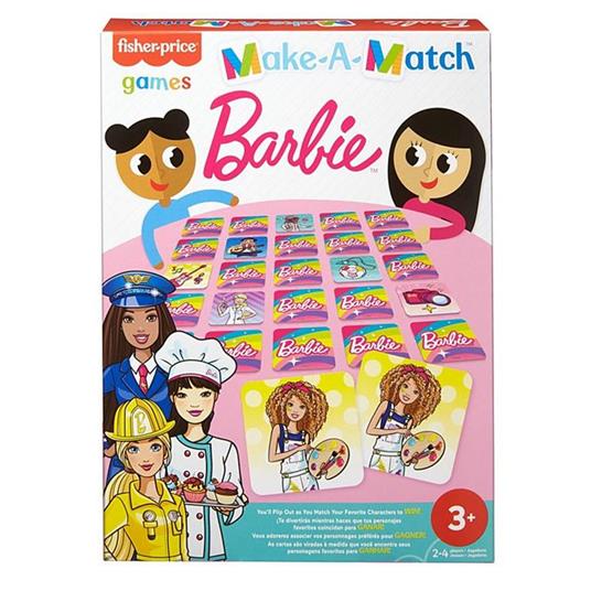 Mattel Games Barbie Make-a-Match Gioco di carte collezionabili