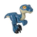 Imaginext Jurassic World Dinosauro Velociraptor XL con Zampe Mobili, Giocattolo per Bambini 3+Anni,GWP07