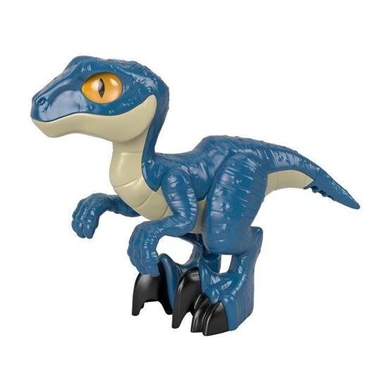 Imaginext Jurassic World Dinosauro Velociraptor XL con Zampe Mobili, Giocattolo per Bambini 3+Anni,GWP07 - 4