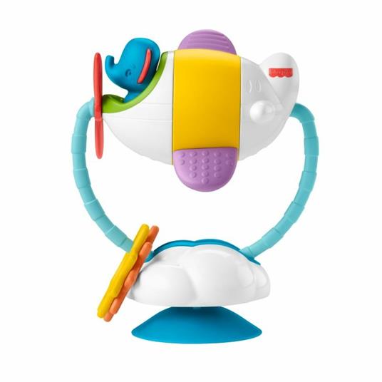 Fisher-Price, Aeroplanino Vola e Vai con ali mordicchiabili e sonaglino, facile da lavare, per bambini 3+mesi - 5