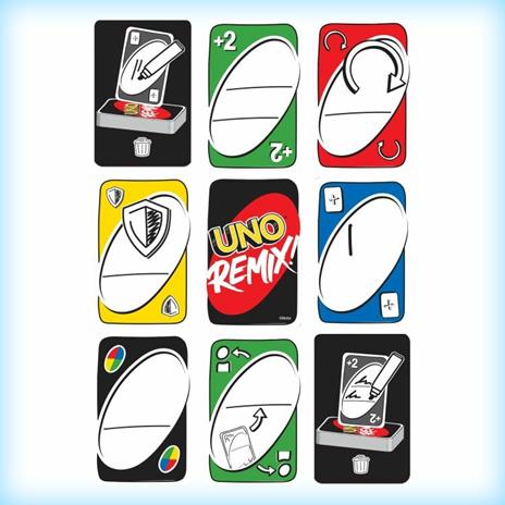 UNO Versione REMIX, Personalizza le Carte e Vinci, Gioco di Carte per la Famiglia7+Anni - 6