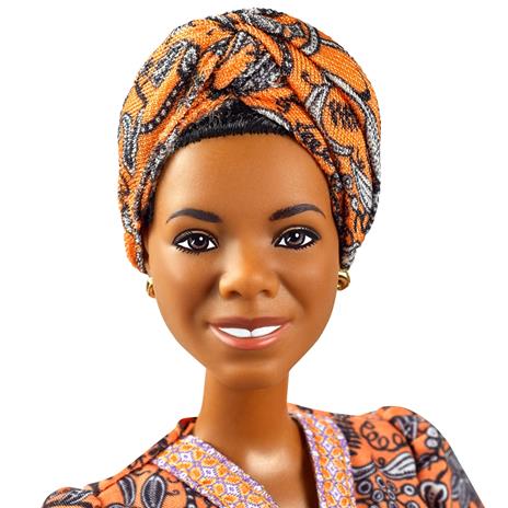 Barbie Inspiring Women Maya Angelou, Bambola da Collezione, Giocattolo per Bambini 6+ Anni. Mattel (GXF46) - 8