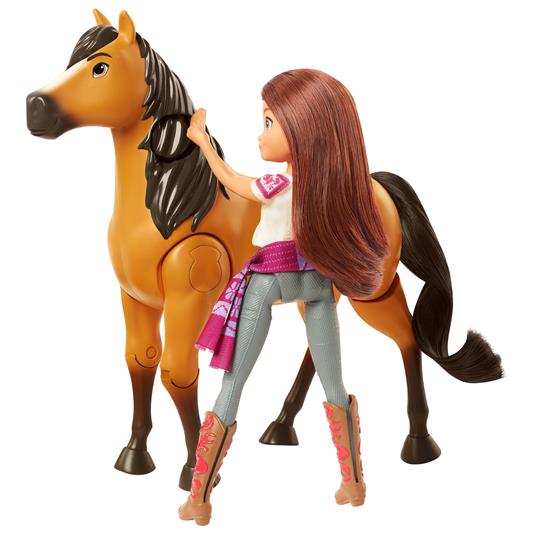 Spirit Lucky e Spirit Insieme all'avventura, con bambola e cavallo da cavalcare. Mattel (GXF95) - 4