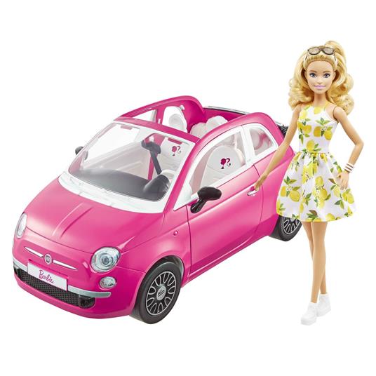 Barbie Fiat 500 Rosa, Veicolo con bambola inclusa, Giocattolo per Bambini  3+ Anni. Mattel (GXR57) - Barbie - Barbie casa e accessori - Bambole  Fashion - Giocattoli | IBS