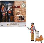 Harry Potter Personaggio Harry Binario 9 3/4 da collezione con Edvige e accessori; da 6 anni in su