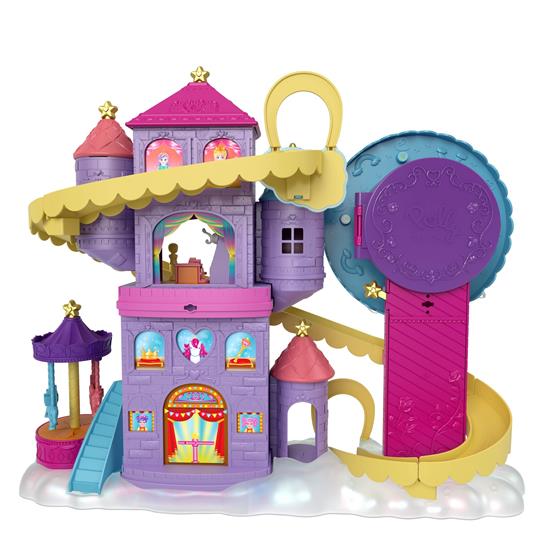 Polly Pocket Lunapark dell'Arcobaleno, Playset con 3 giostre e7 aree di gioco, 25 accessori a sorpresa. Mattel (GYK44) - 2