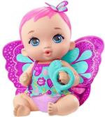 My Garden Baby - Baby Pink Butterfly Beve e Piscia 30 cm, pannolino riutilizzabile, vestito, ali rimovibili