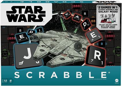 Star Wars Boardgame Scrabble *German Version* Mattel