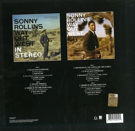 Way Out West (60th Anniversary Deluxe Edition) - Vinile LP di Sonny Rollins - 2