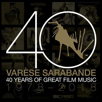 Varese Sarabande: 40 Years Of Great Film Music (2 Cd) - CD Audio