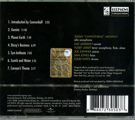 Sextet in New York - CD Audio di Julian Cannonball Adderley - 2