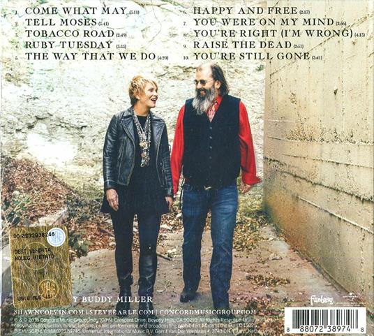 Colvin & Earle - CD Audio di Steve Earle,Shawn Colvin - 2