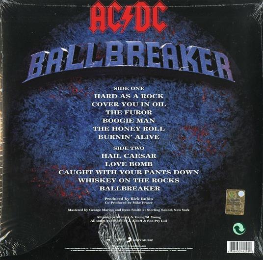 Ballbreaker (180 gr. Remastered Edition) - Vinile LP di AC/DC - 2