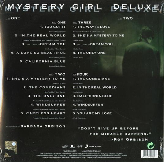 Mystery Girl (Expanded Edition) - Vinile LP di Roy Orbison - 2