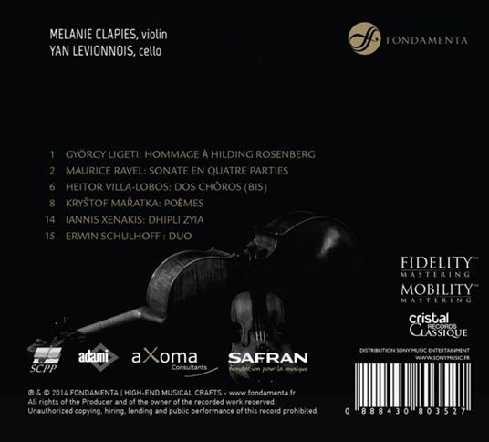 Pierrots Lunaires - CD Audio di Melanie-Yan Levionnois Clapies - 2