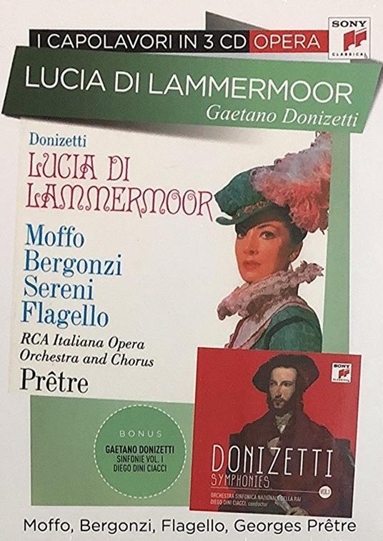 Lucia di Lammermoor - CD Audio di Gaetano Donizetti