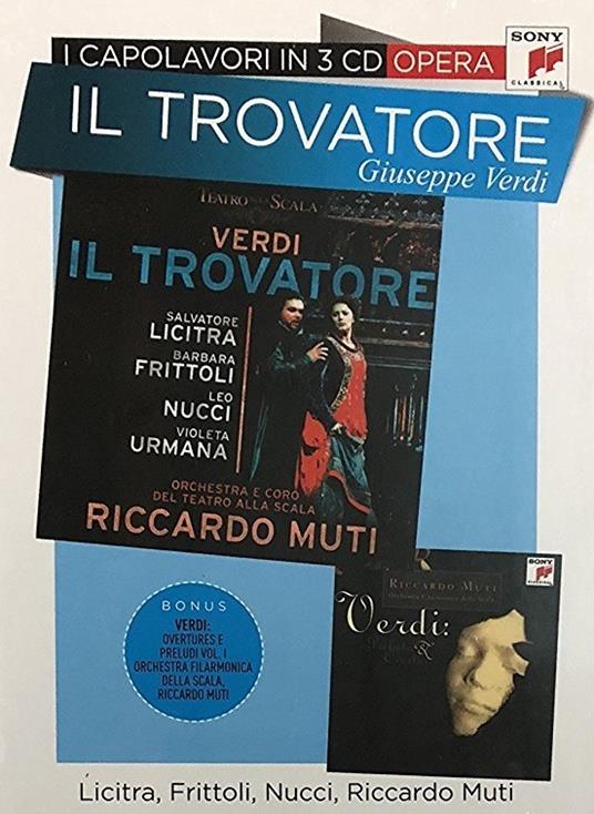 Il Trovatore I Capolavori in 3 cd - CD Audio di Giuseppe Verdi