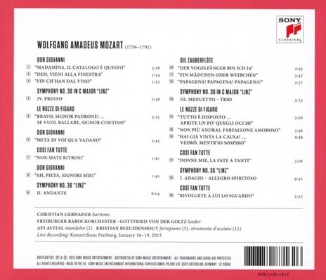 Arie Da Opere - CD Audio di Wolfgang Amadeus Mozart,Christian Gerhaher,Freiburger Barockorchester,Gottfried von der Goltz - 2