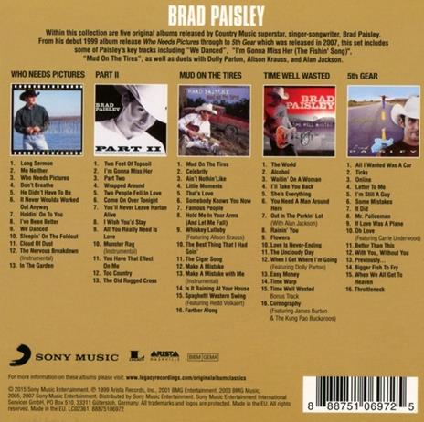 Original Album Classics 2 - CD Audio di Brad Paisley - 2