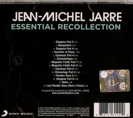 Recollection - CD Audio di Jean-Michel Jarre - 2