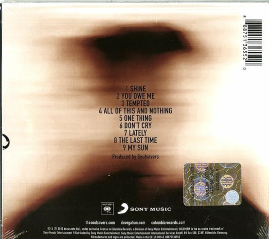 Angels & Ghosts - CD Audio di Dave Gahan,Soulsavers - 2