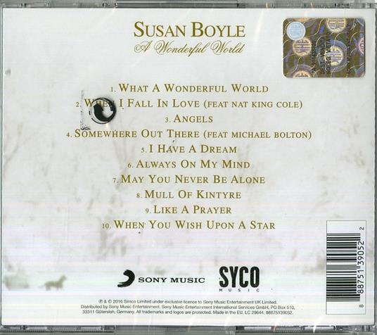 A Wonderful World - CD Audio di Susan Boyle - 2