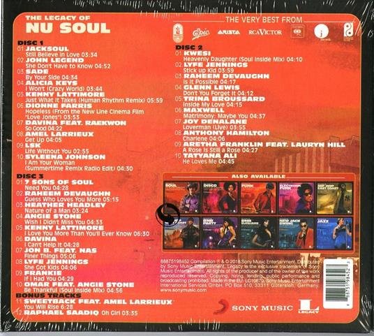 The Legacy of Nu Soul - CD Audio - 2