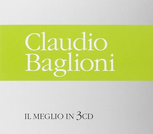 Il Meglio in 3cd - CD Audio di Claudio Baglioni