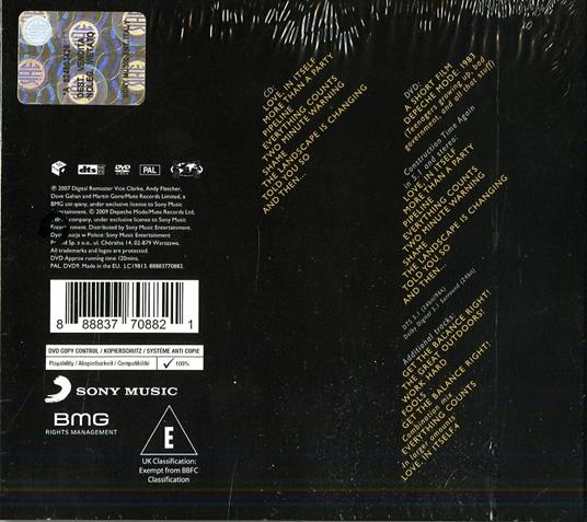 Construction Time Again - CD Audio + DVD di Depeche Mode - 2