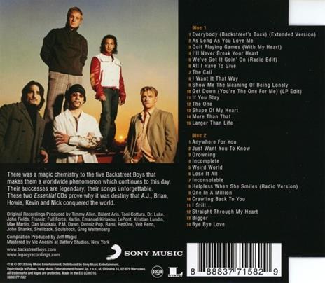 Essential - CD Audio di Backstreet Boys - 2